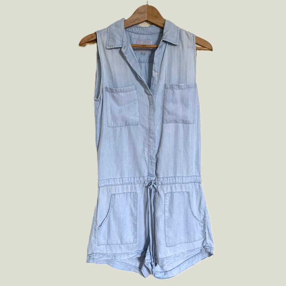 Rails Light Blue Sleeveless Jumpsuit